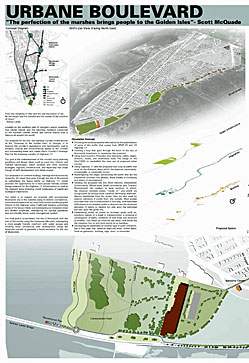 Urbane Boulevard Concept Diagram